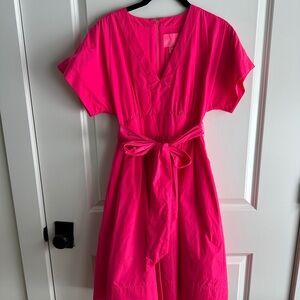 Lily Pulitzer taffeta hot pink dress. Worn once